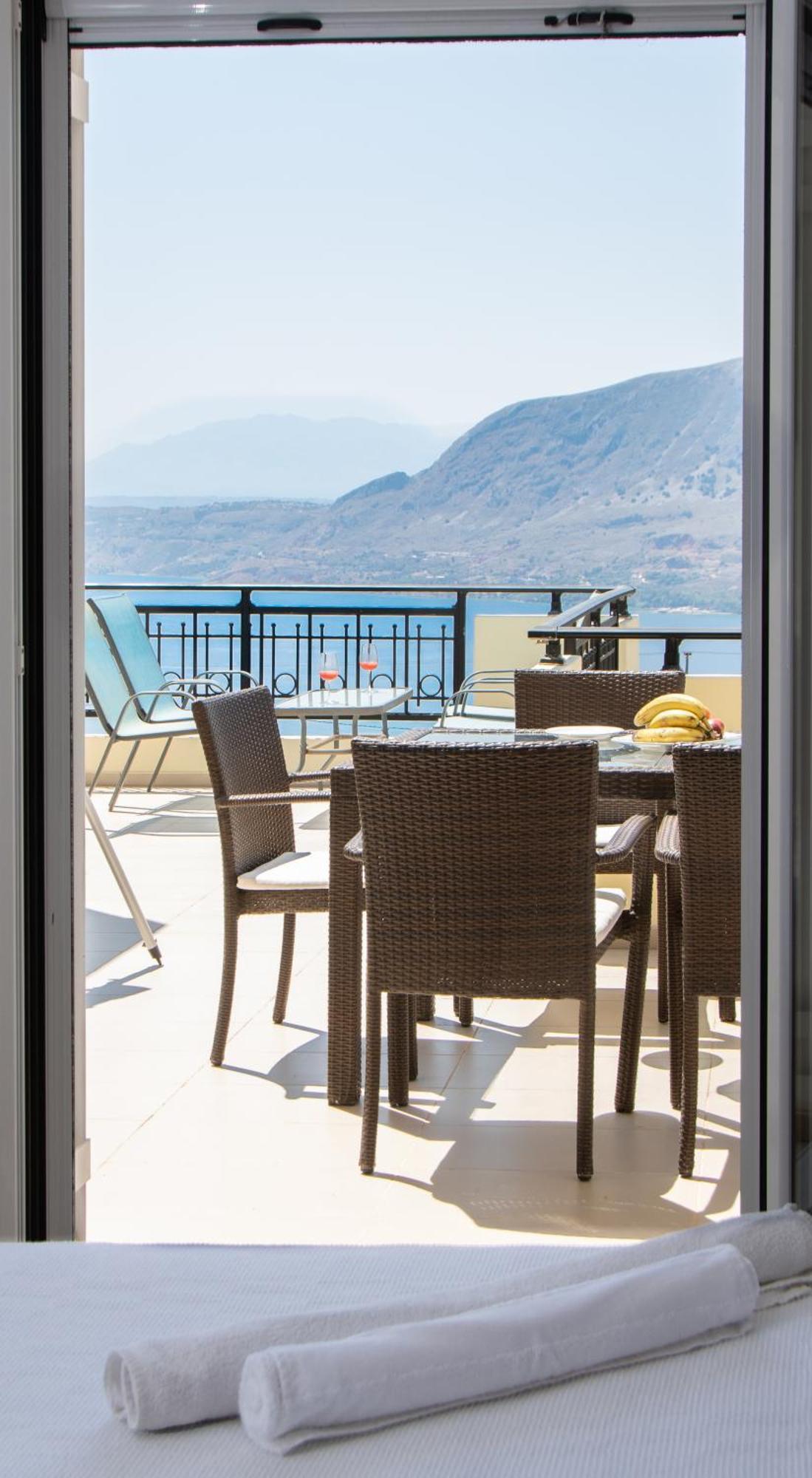 Souda Bay View With Private Pool Near Chania City Dış mekan fotoğraf
